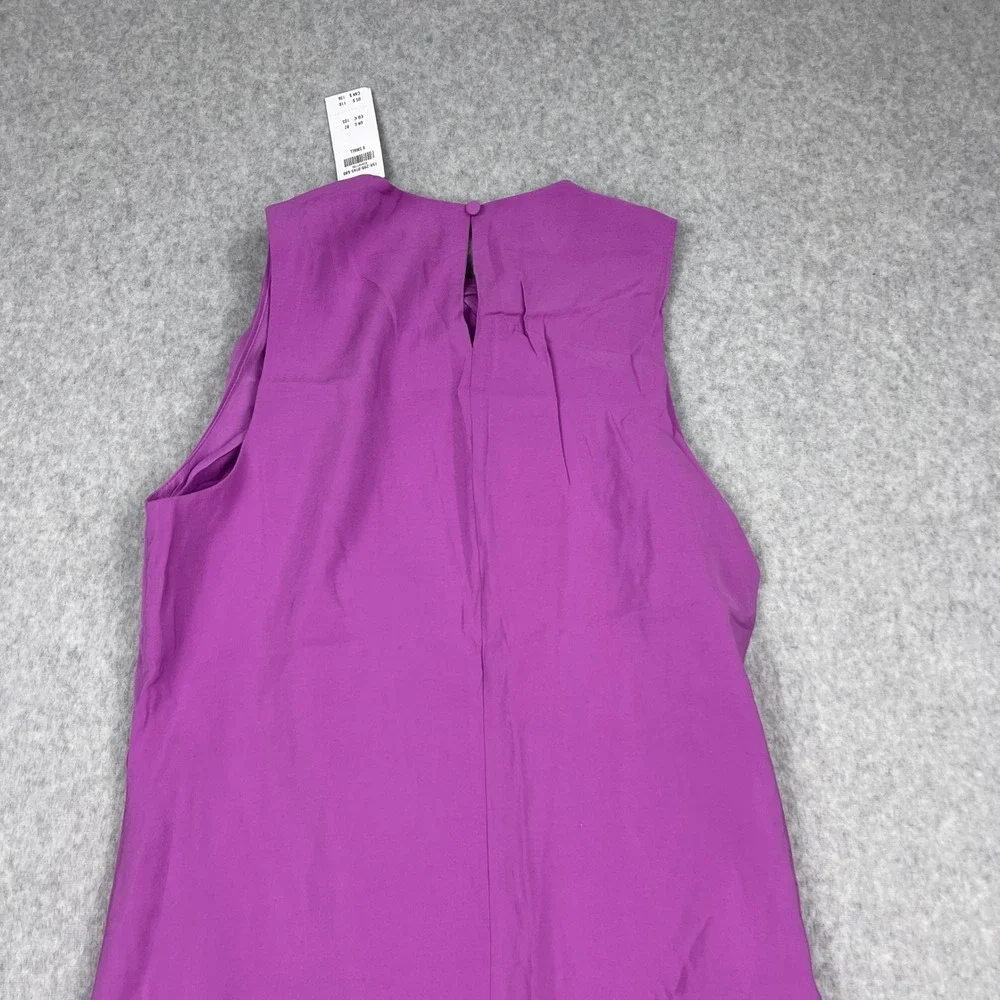 NEW Abercrombie & Fitch Maxi Dress‎ Womens XS Purple High Neck Drape Sleeveless